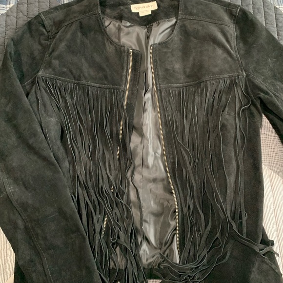 Ariat Suede Fringe Jacket - Picture 2 of 3